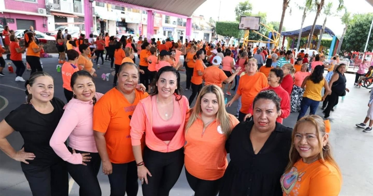 DIF Temixco celebra el Día Naranja con mega clase de zumba para fortalecer el tejido social