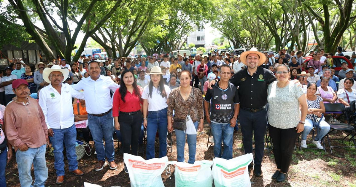 Entregamos Fertilizante a Más de 240 Productoras y Productores para Fortalecer el Campo Temixquense