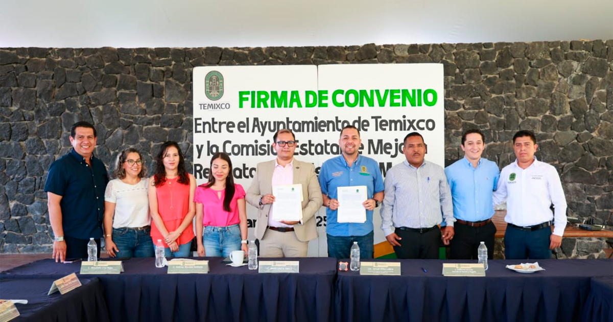 Temixco Avanza en su Agenda de Competitividad al Firmar Convenio de Mejora Regulatoria