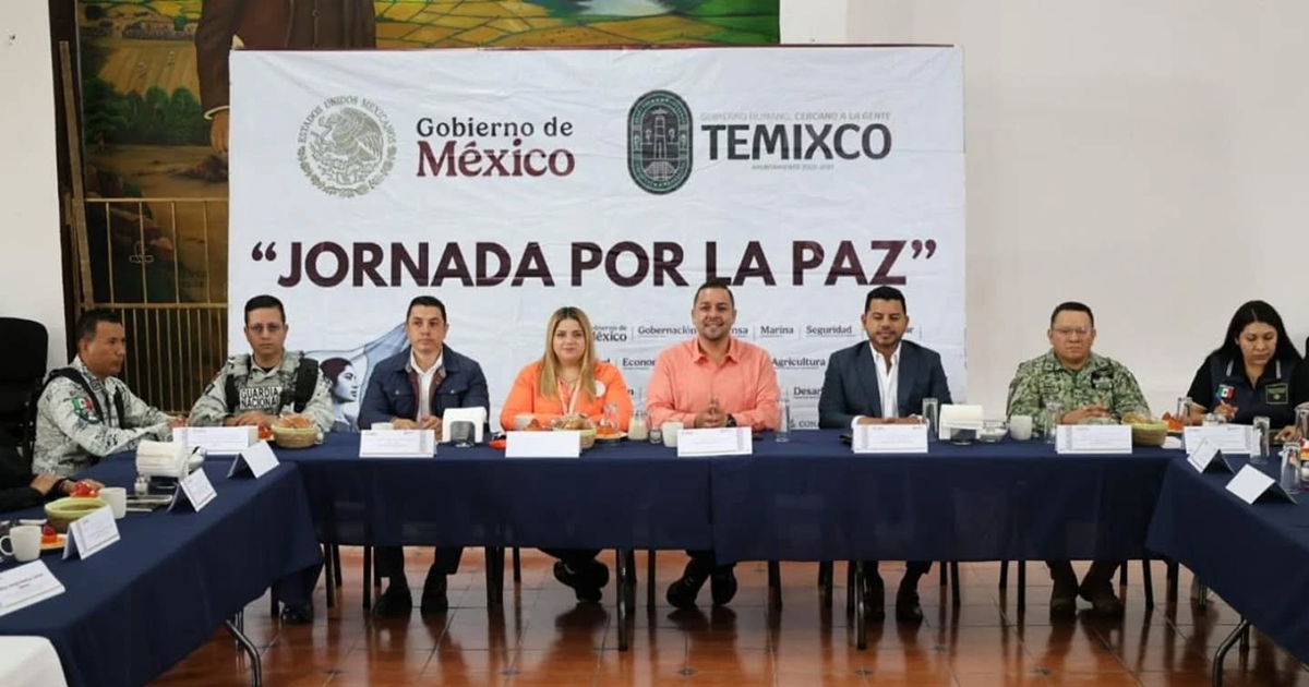 Temixco recibe la Mesa de Paz y Seguridad en Perspectiva de Género