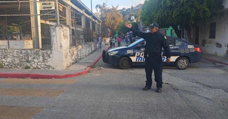 Despliega Temixco operativo de vialidad y seguridad para un regreso a clases ordenado y protegido