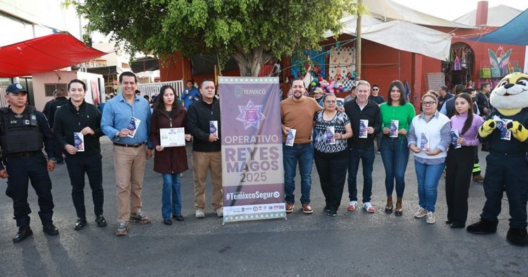 Inicia Operativo Reyes Magos 2025 en Temixco para garantizar compras seguras a familias y comerciantes