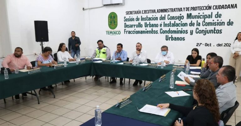 Instala H. Ayuntamiento Consejos de Desarrollo Urbano; blindan crecimiento ordenado de Temixco