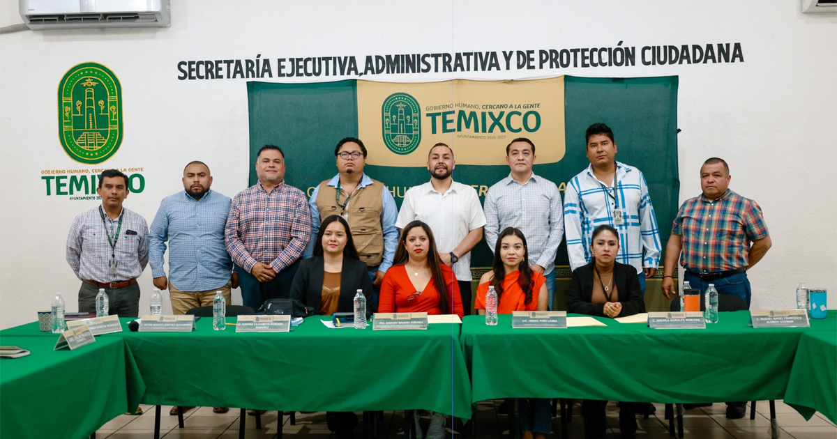Instala H. Ayuntamiento comités clave para el Desarrollo Sustentable y la certeza territorial en Temixco